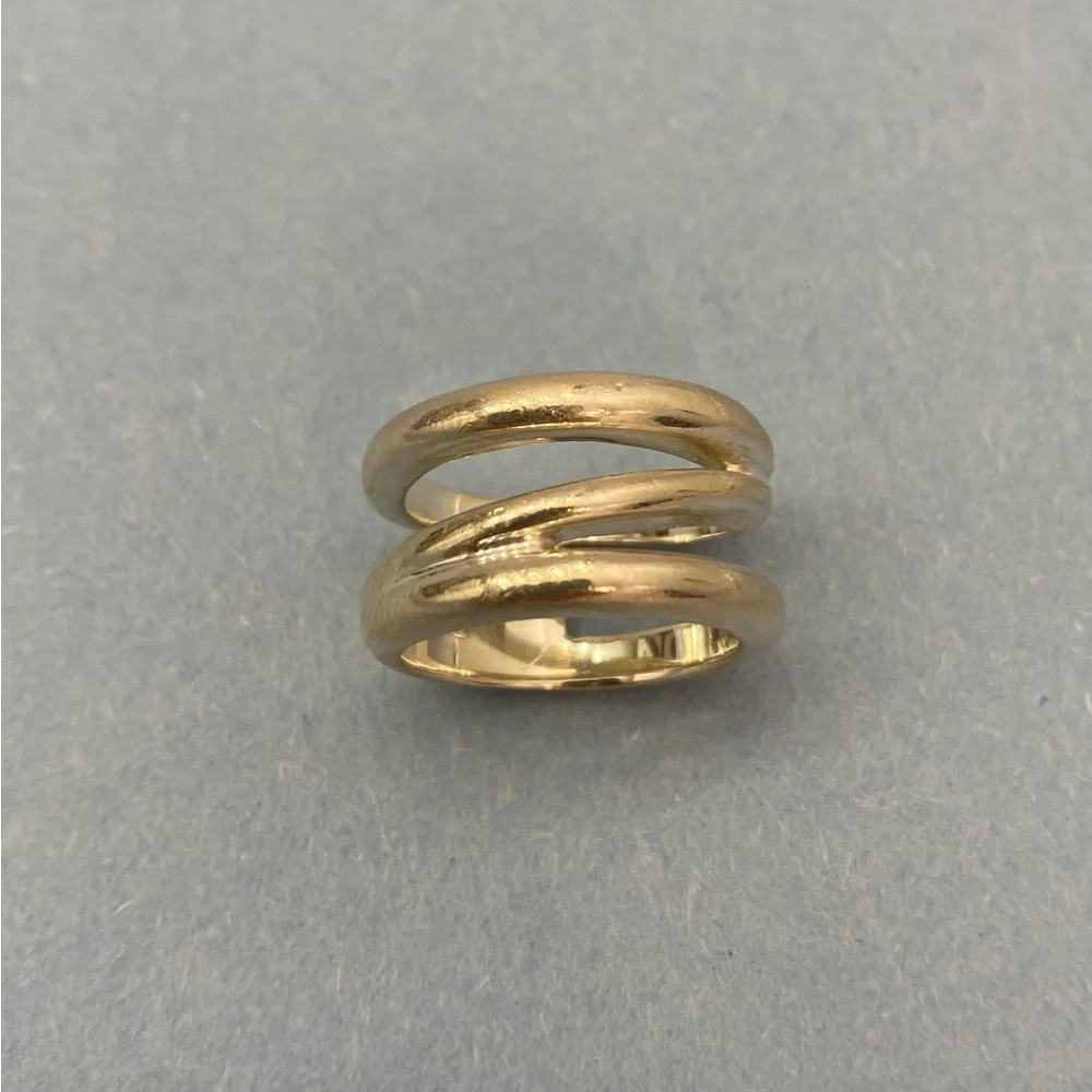 Tiffany & Co 925 Silver Zig Zag Ring - Size 6 - Picture 4 of 5